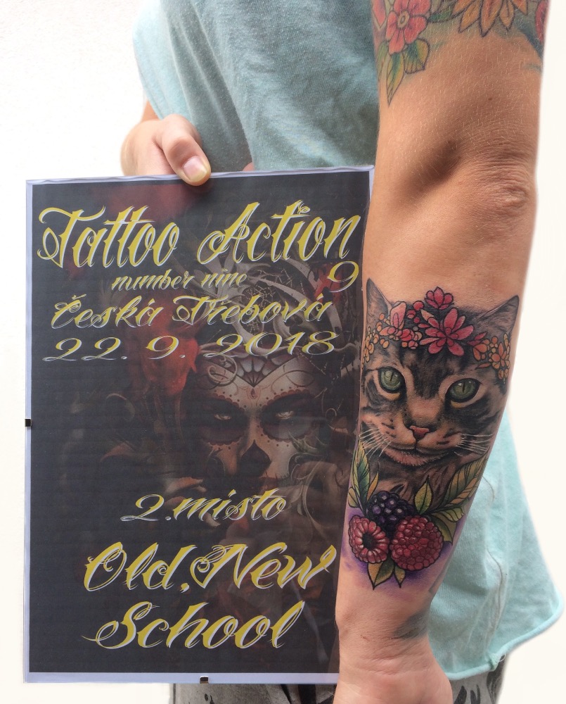 Ocenění Tattoo Action Česká Třebová 2018 — 2. místo